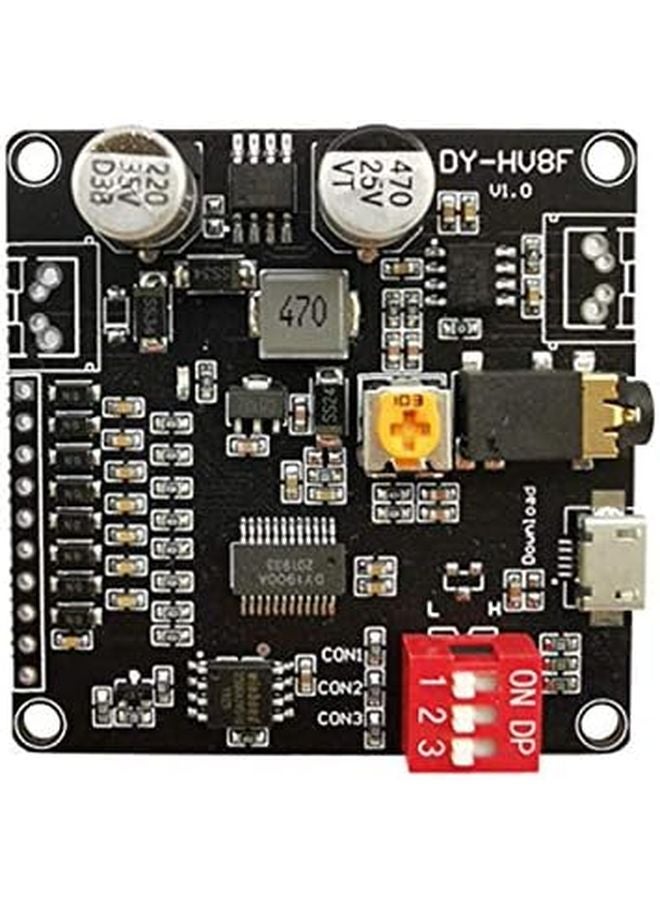 HV8F 12V 24V Voice Playback Module Serial Port Control 10W 20W Audio Board - Image 4
